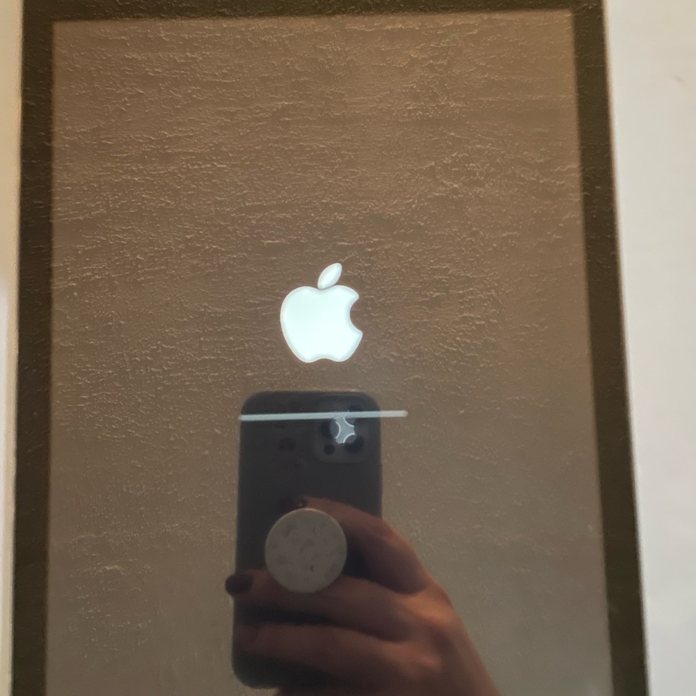 Apple Device with Black Border